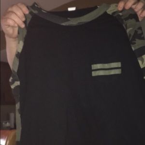 Long sleeve camo shirt.I don’t ship